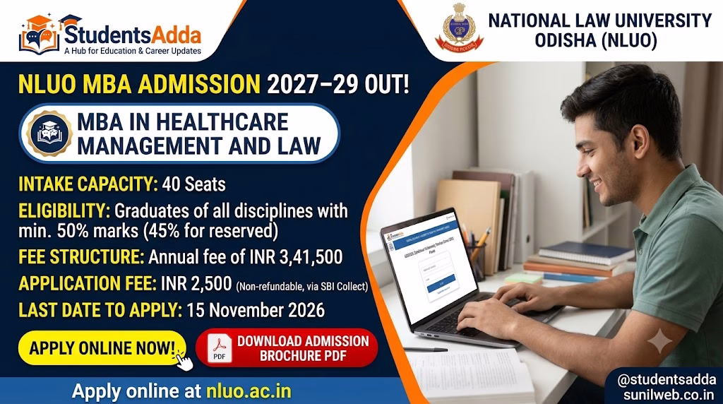 NLUO MBA Admission 2027–29